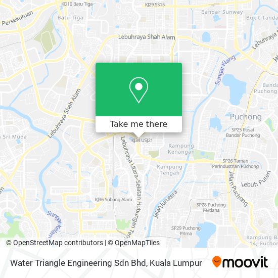 Water Triangle Engineering Sdn Bhd map