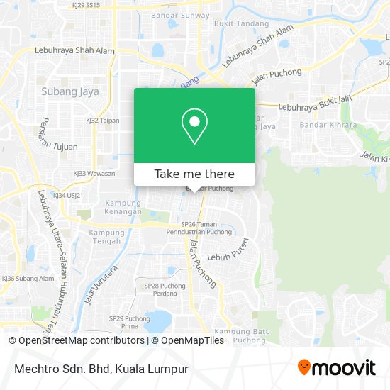 Mechtro Sdn. Bhd map