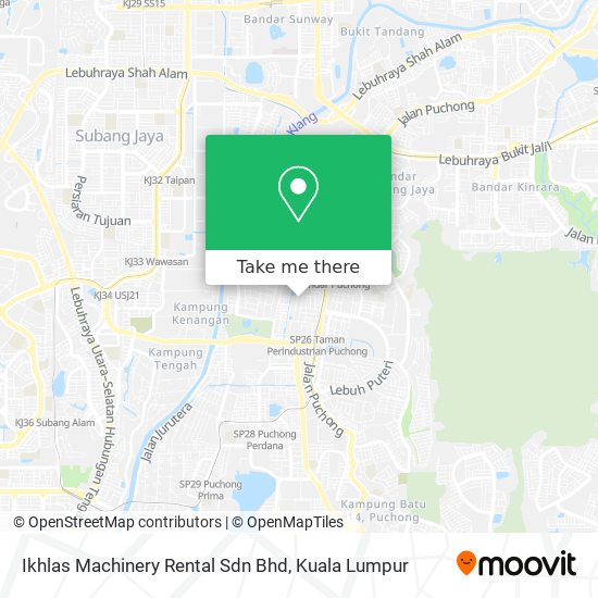 Ikhlas Machinery Rental Sdn Bhd map