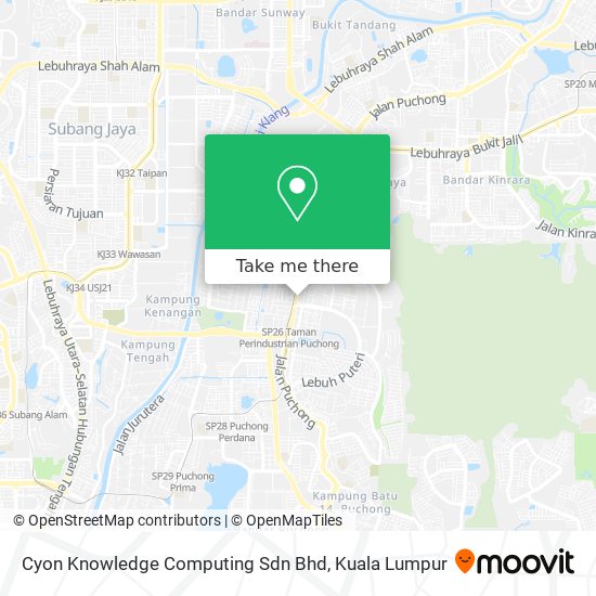 Cyon Knowledge Computing Sdn Bhd map