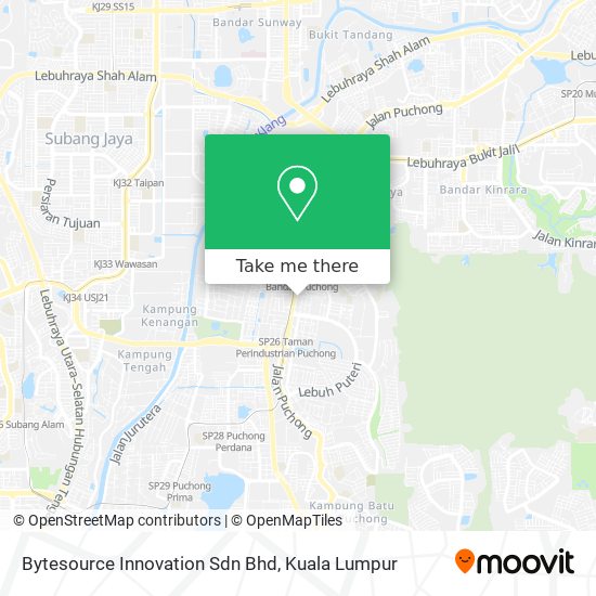 Bytesource Innovation Sdn Bhd map