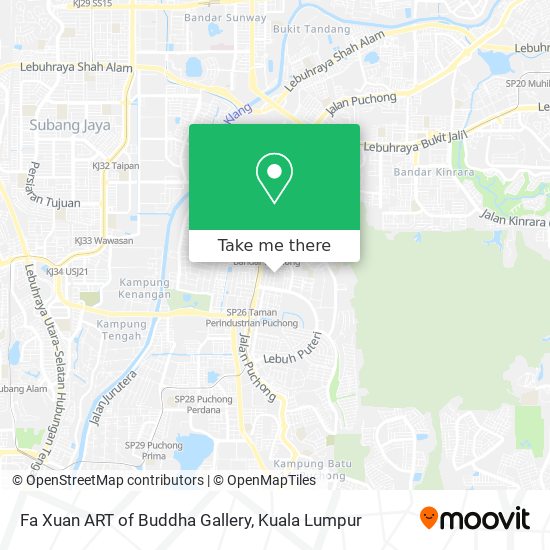 Fa Xuan ART of Buddha Gallery map