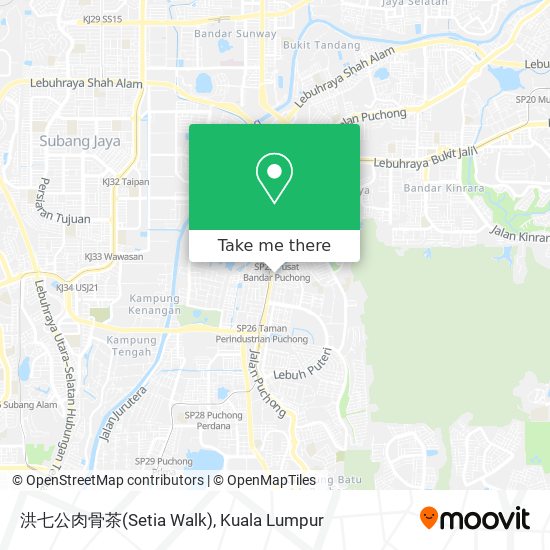 洪七公肉骨茶(Setia Walk) map