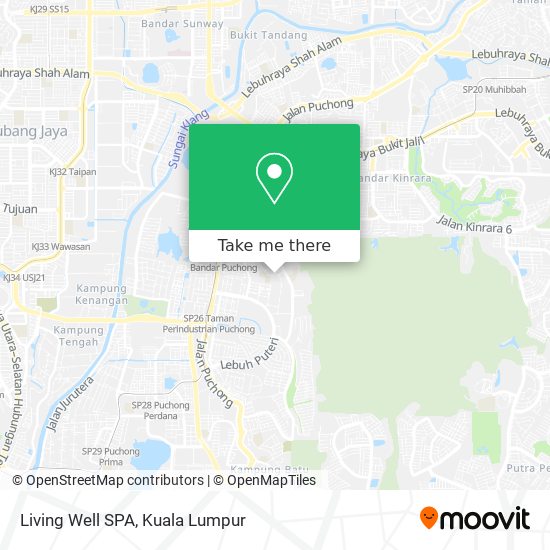 Living Well SPA map
