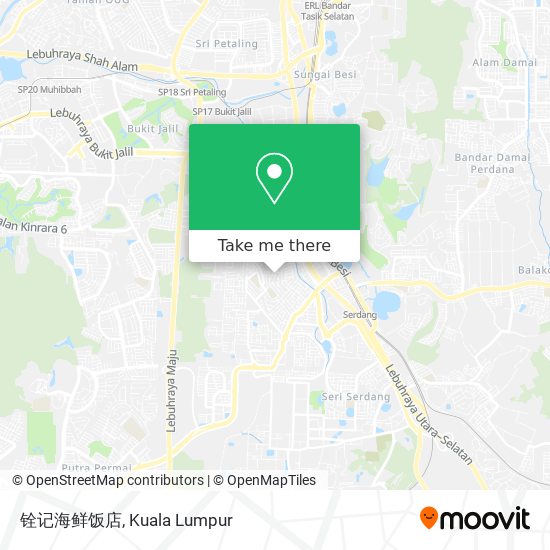 铨记海鲜饭店 map