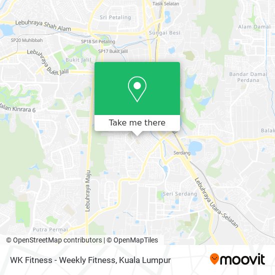 WK Fitness - Weekly Fitness map