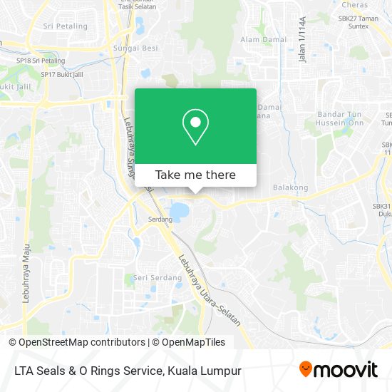 LTA Seals & O Rings Service map