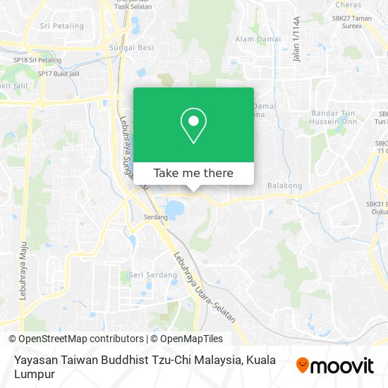 Yayasan Taiwan Buddhist Tzu-Chi Malaysia map