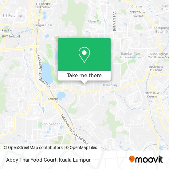 Aboy Thai Food Court map