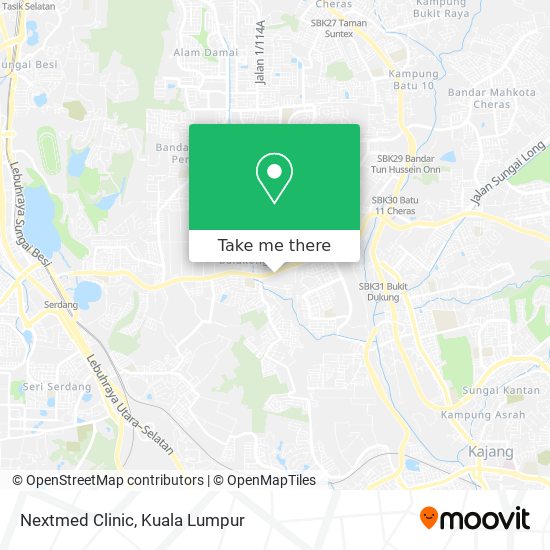 Nextmed Clinic map