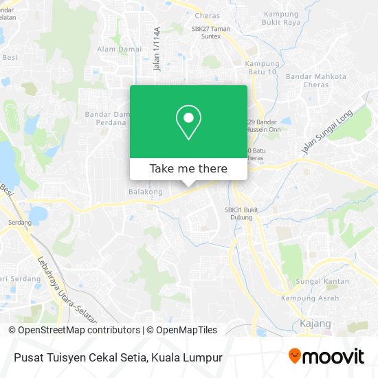 Pusat Tuisyen Cekal Setia map