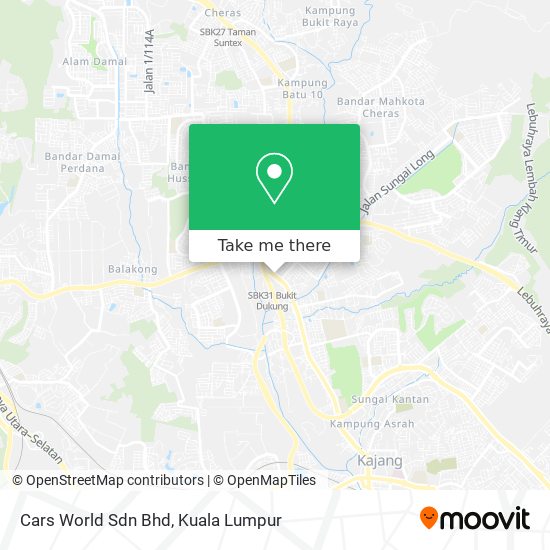 Cars World Sdn Bhd map