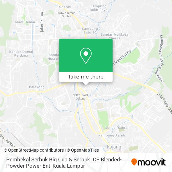 Pembekal Serbuk Big Cup & Serbuk ICE Blended-Powder Power Ent map