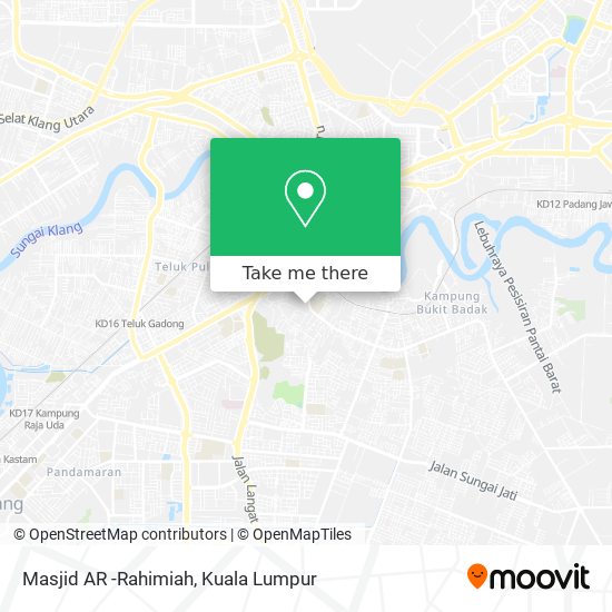 Masjid AR -Rahimiah map