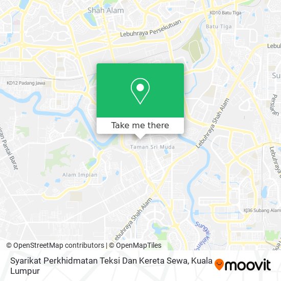 Syarikat Perkhidmatan Teksi Dan Kereta Sewa map