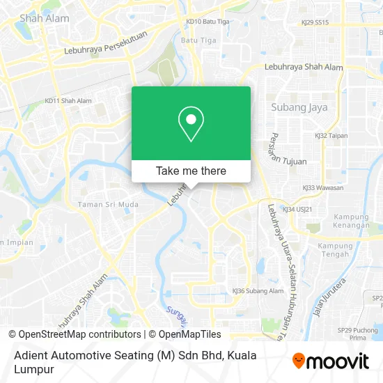 Adient Automotive Seating (M) Sdn Bhd map