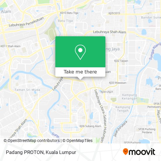Padang PROTON map