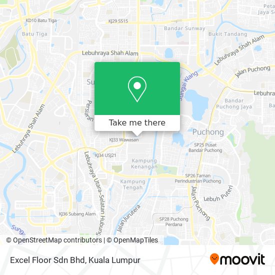 Excel Floor Sdn Bhd map