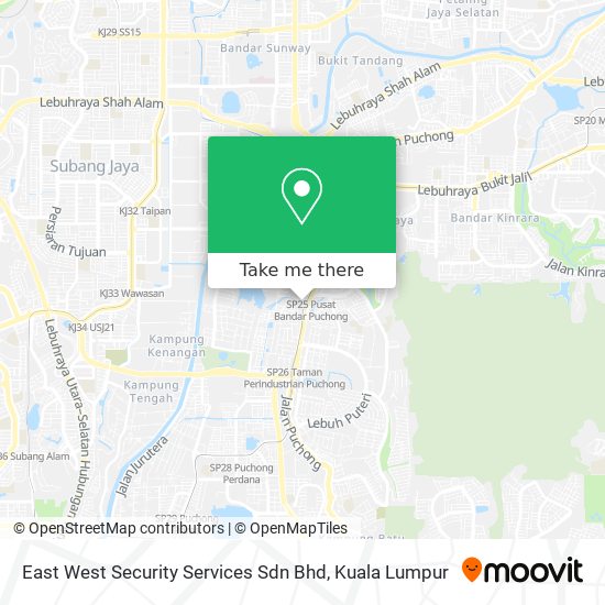 East West Security Services Sdn Bhd map