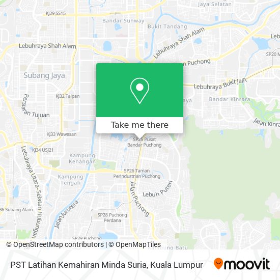 PST Latihan Kemahiran Minda Suria map