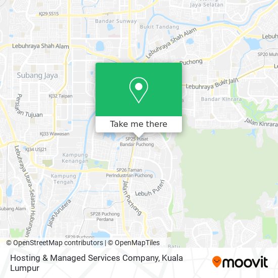 Hosting & Managed Services Company map