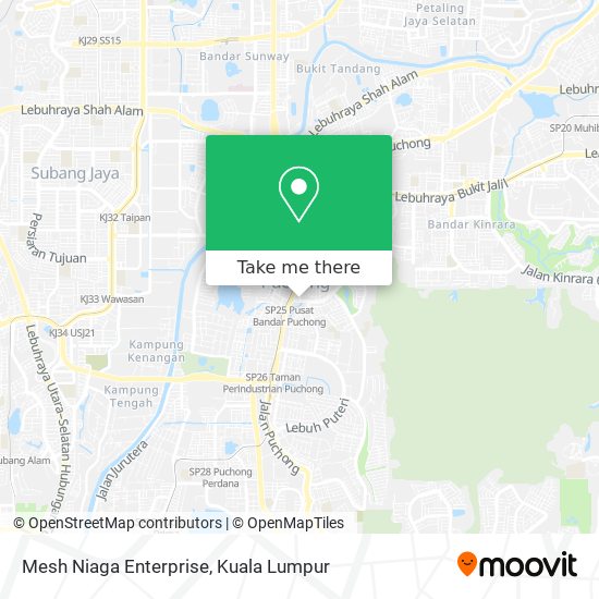 Mesh Niaga Enterprise map