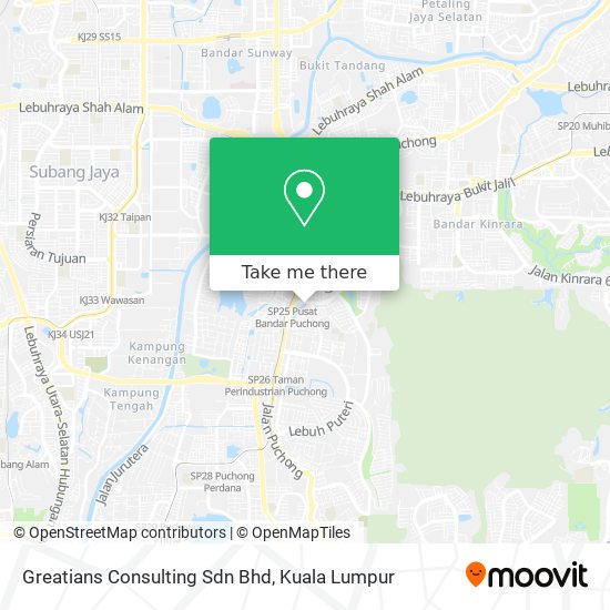 Greatians Consulting Sdn Bhd map