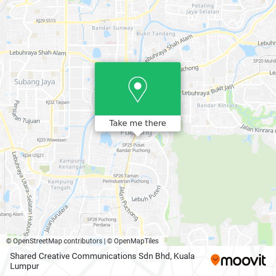 Shared Creative Communications Sdn Bhd map