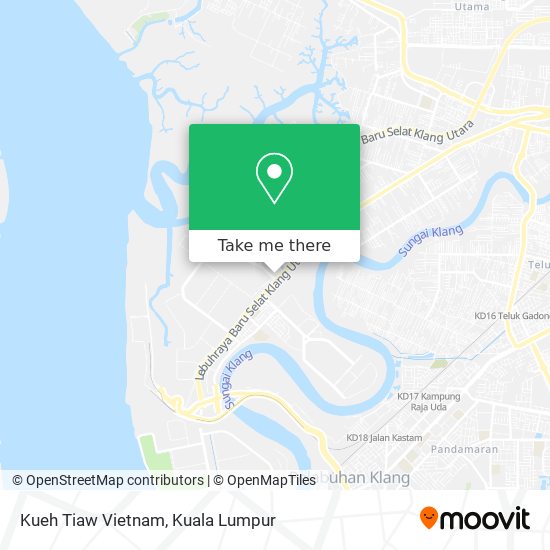 Kueh Tiaw Vietnam map