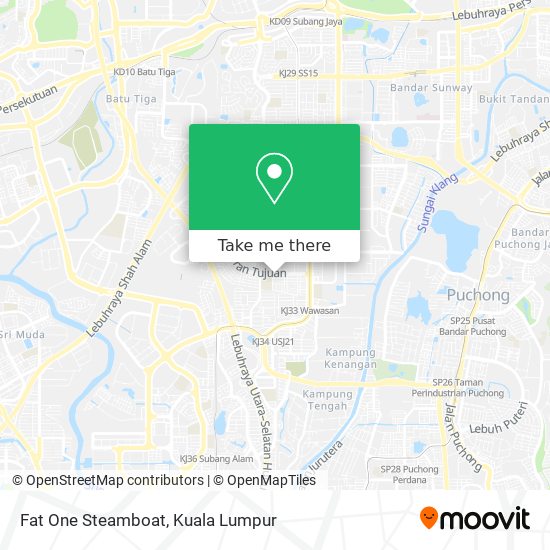 Fat One Steamboat map