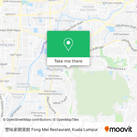 豐味家鄉菜館 Fong Mei Restaurant map