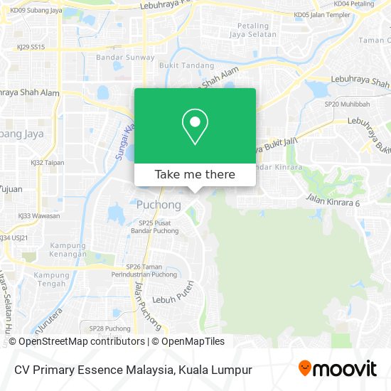 CV Primary Essence Malaysia map