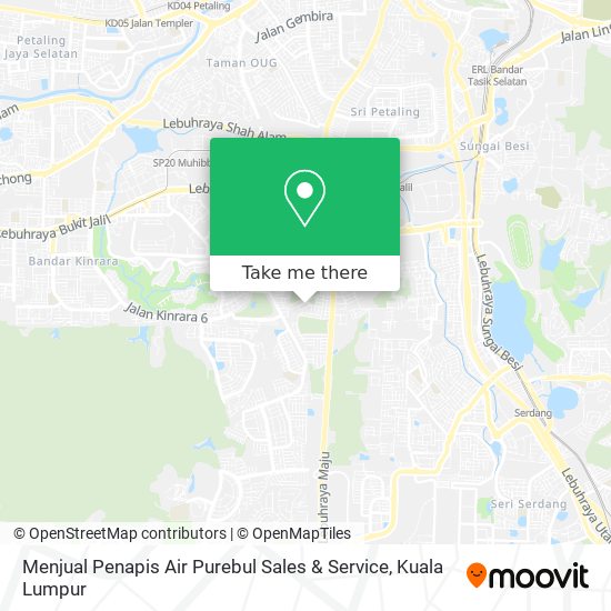 Peta Menjual Penapis Air Purebul Sales & Service