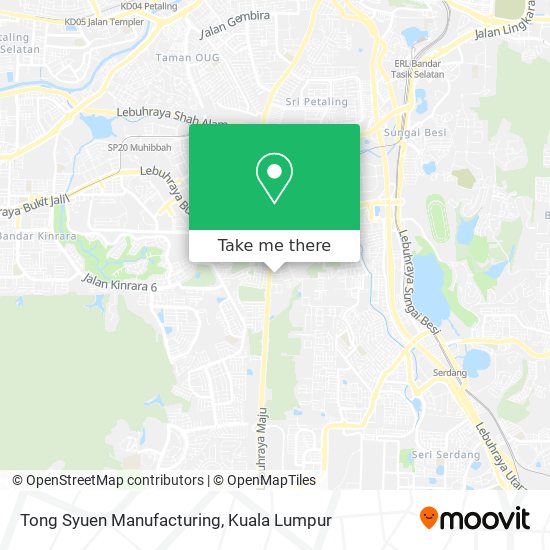 Peta Tong Syuen Manufacturing