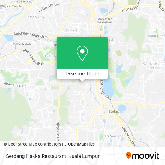 Peta Serdang Hakka Restaurant