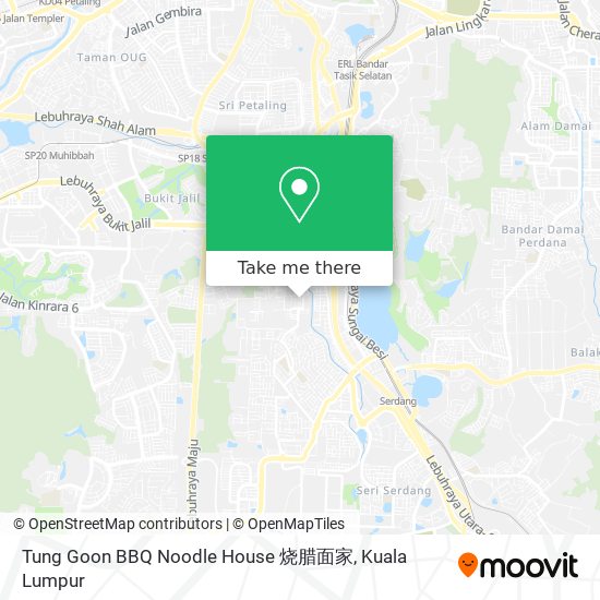 Tung Goon BBQ Noodle House 烧腊面家 map