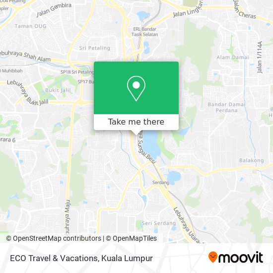 ECO Travel & Vacations map