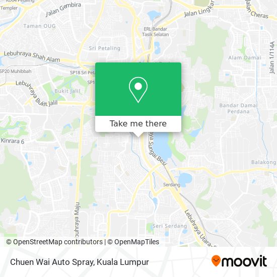 Chuen Wai Auto Spray map