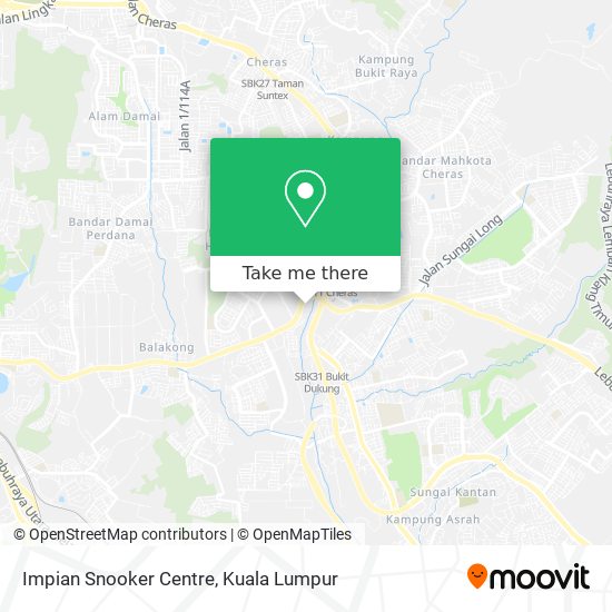 Impian Snooker Centre map