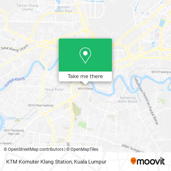 KTM Komuter Klang Station map