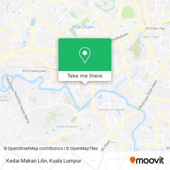 Kedai Makan Lilin map