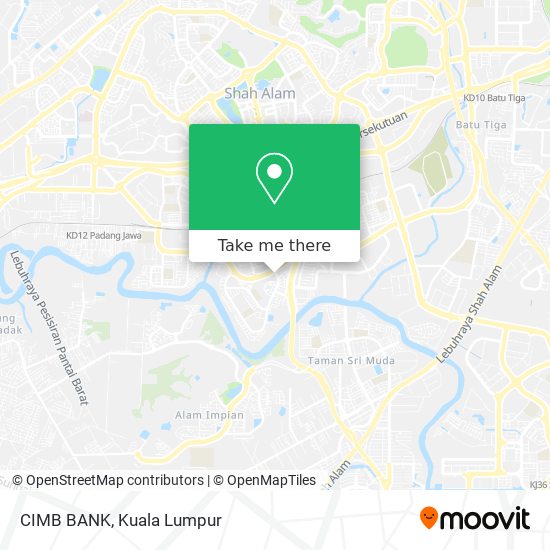 CIMB BANK map