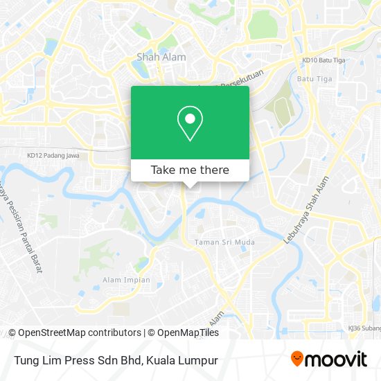 Tung Lim Press Sdn Bhd map