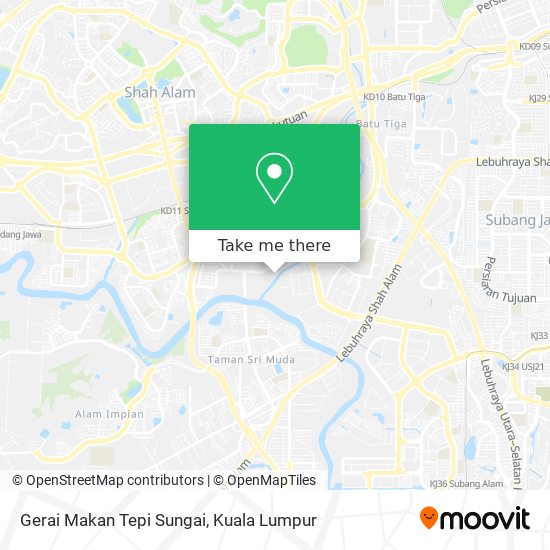 Gerai Makan Tepi Sungai map