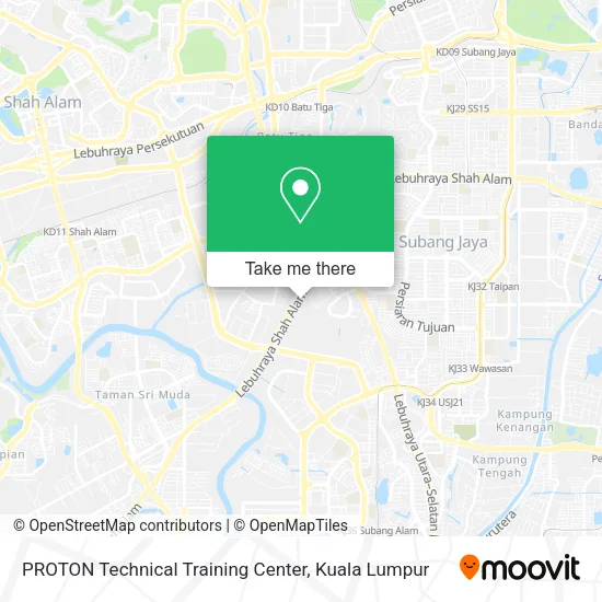PROTON Technical Training Center map