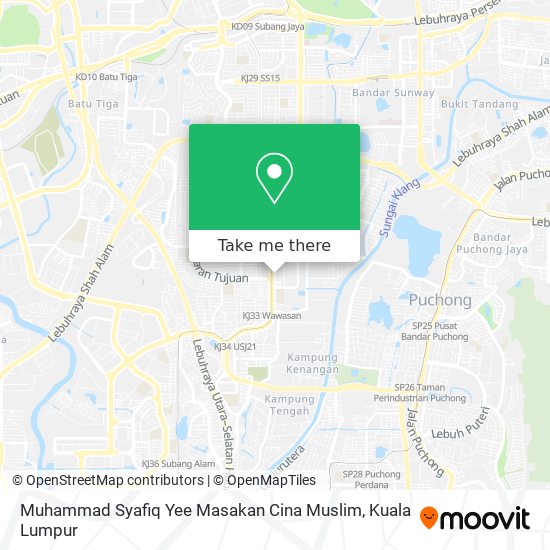 Muhammad Syafiq Yee Masakan Cina Muslim map