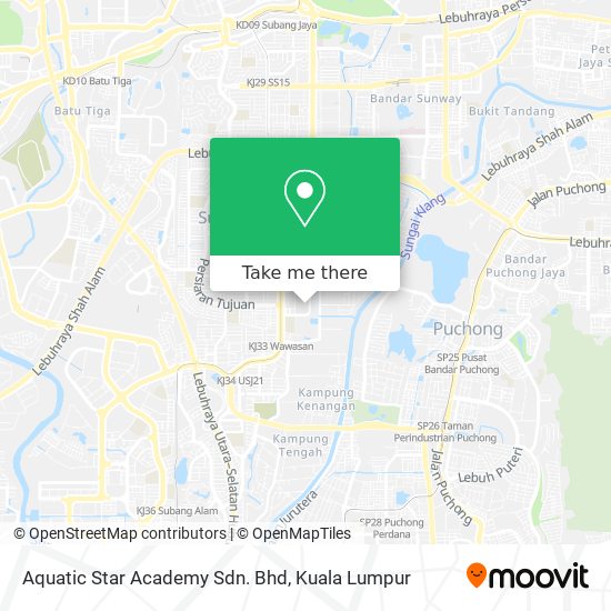 Aquatic Star Academy Sdn. Bhd map