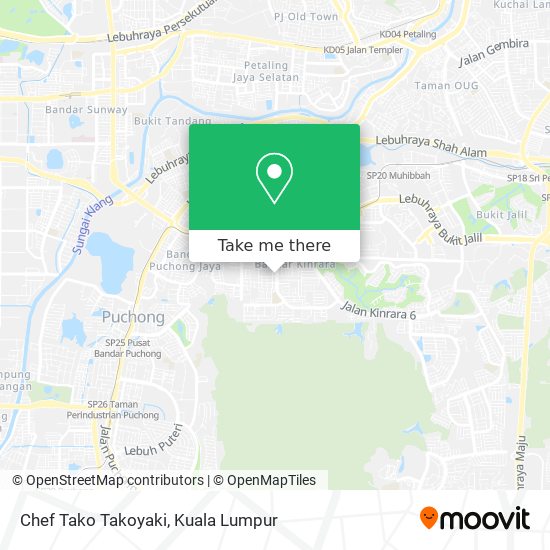Chef Tako Takoyaki map