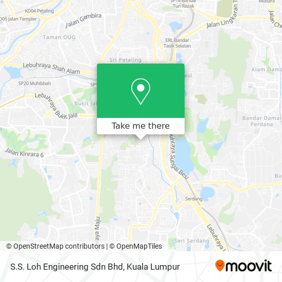 S.S. Loh Engineering Sdn Bhd map