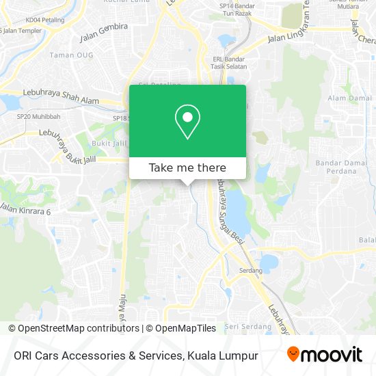 ORI Cars Accessories & Services map